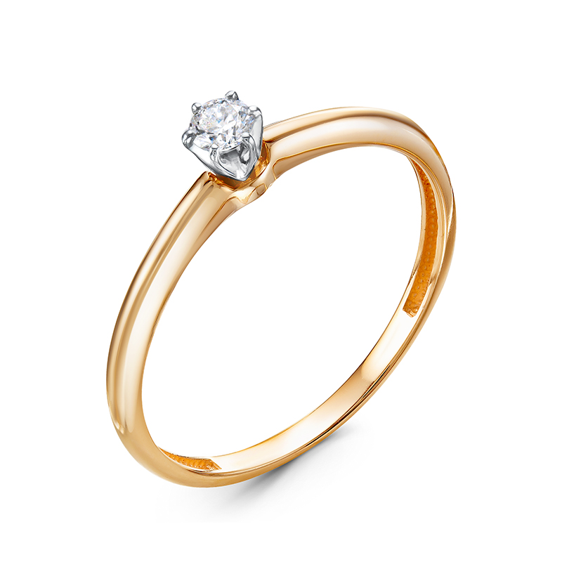 Кольцо, золото, бриллиант, БР111841